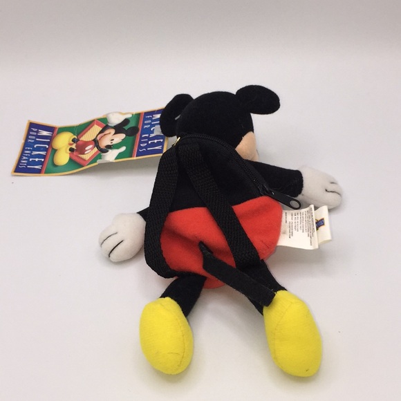 Disney Mickey Mouse Plush Keychain with Zippered Pouch - Picture 3 of 12